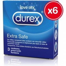 DUREX EXTRA SEGURO 3 UDS (6...